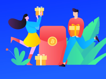 邀请好友送好礼，矢量扁平概念插画