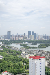 中国湖南长沙城市风光及城市天际线