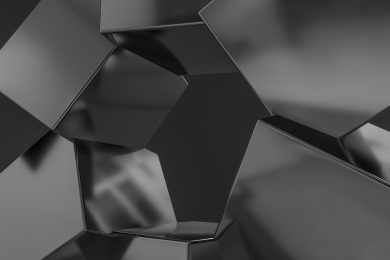 三维渲染，科技感方块背景