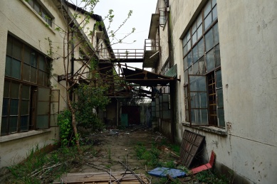 待拆迁的上海二钢厂旧厂区