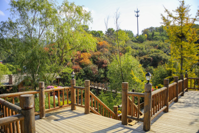 山东省济南市九如山风景区景观