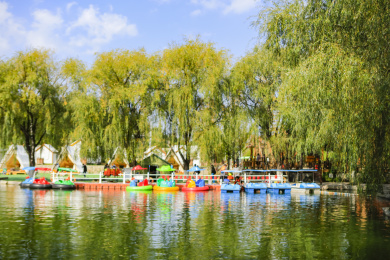 山东省济南市九如山风景区风光