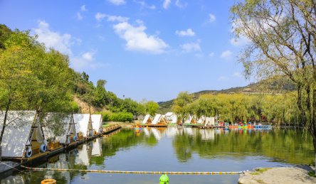 山东省济南市九如山风景区美景