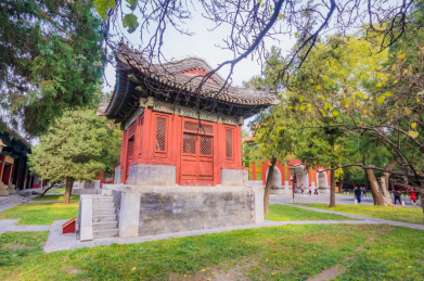 中国北京国子监古代建筑风光