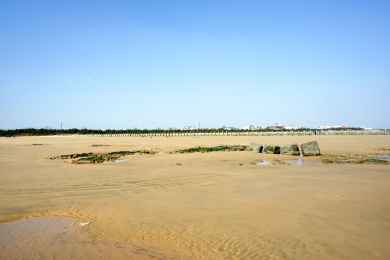 山东日照吴家台海滨风光