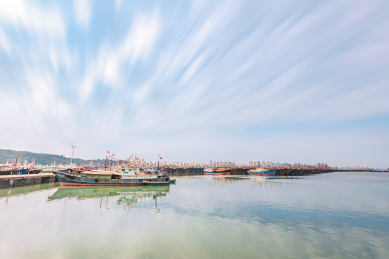 中国广东阳江海陵岛闸坡渔港