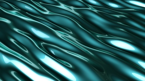 三维渲染的抽象液态金属流体背景