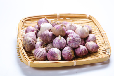 传统佐料调料新鲜紫皮独蒜头