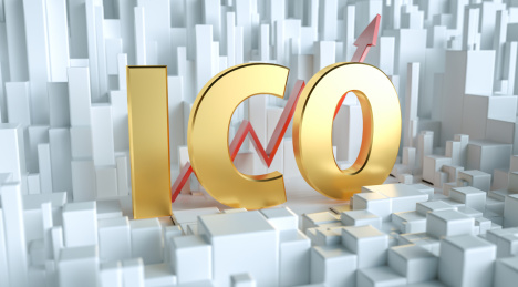 区块链项目首次发行代币ICO概念场景