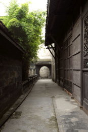 四川大邑县刘氏庄园 刘文昭公馆庭院
