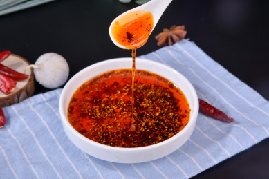 四川传统手工调味料油辣子