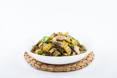 中国美味家常菜酸菜炒瘦肉 