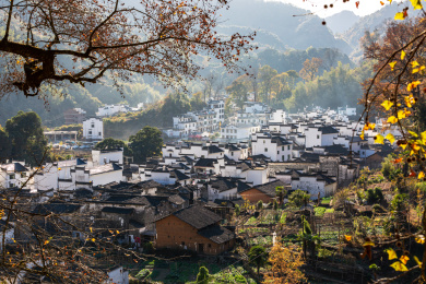 中国江西省婺源县长溪村风光