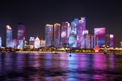 山东省青岛市奥林匹克帆船中心风光
