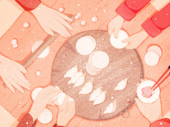 鼠年春节包饺子