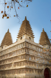 北京石刻艺术博物馆里的石塔