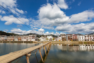 中国江西婺源县江湾风景区风光