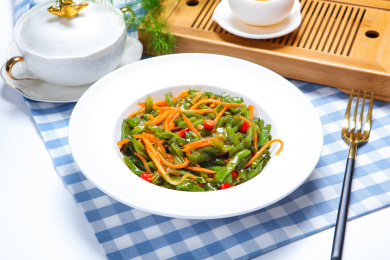 美味凉菜小吃炝拌海白菜梗