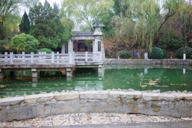 安徽省蒙城县庄子祠祠堂风光