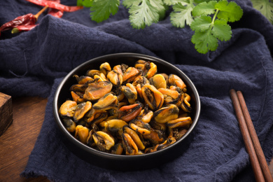 营养丰富的海鲜干货淡菜干