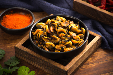 营养丰富的海鲜干货淡菜干