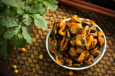 营养美味的干货食品淡菜干