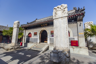 北京白云观灵官殿 灵官殿
