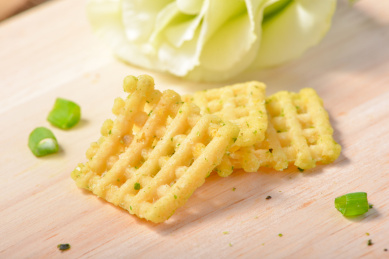 四川传统美食小吃香辣香葱锅巴