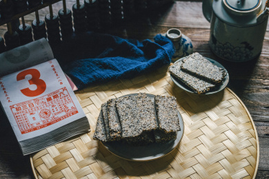 传统风味手工黑芝麻糖饼干