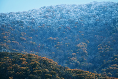中国河北秦皇岛正冠岭长城秋景