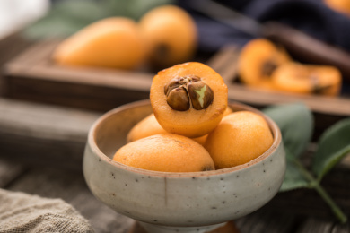 酸甜可口的新鲜水果——枇杷