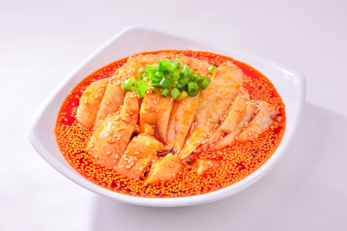 四川菜系之美味凉拌红油鸡块