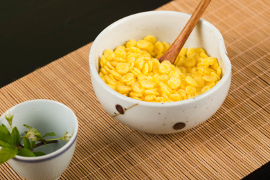 营养丰富的谷物食品——玉米片