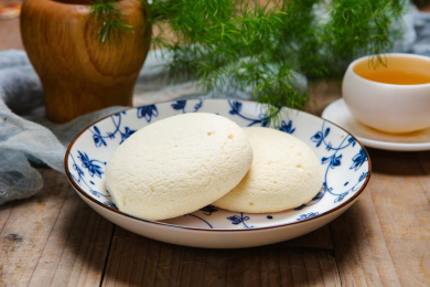 营养面点小吃零食白圆饼西饼