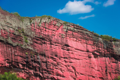 江西通天寨丹霞地貌景区
