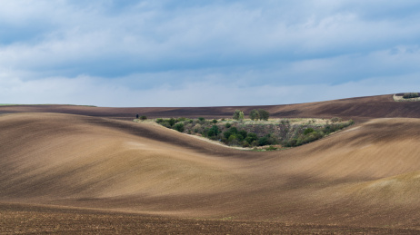 捷克南部摩拉维亚田园乡村风景