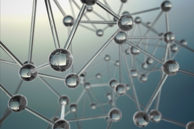 医疗科学观察微观世界下的DNA物质