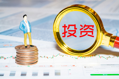 金融微距小人国小人财经投资理财行情分析解析概念