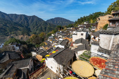 中国江西省婺源篁岭风景区风光