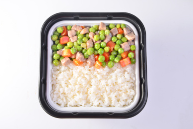 川味瘦肉豌豆方便盖浇米饭