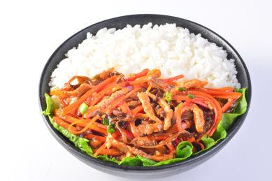 川味鱼香肉丝方便盖浇米饭