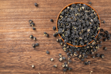 天然野生食材青藏高原黑枸杞