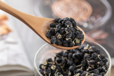 天然野生食材青藏高原黑枸杞