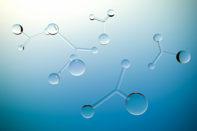 医疗科学观察微观世界下的DNA物质