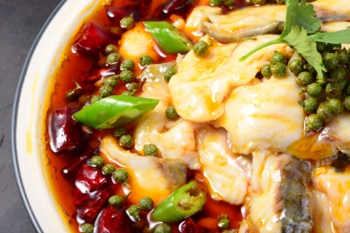 中国菜系之四川青花椒麻辣鱼