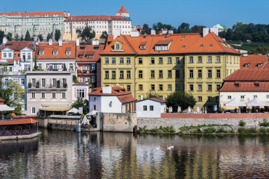东欧捷克布拉格城市自然风光