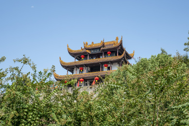 湖南长沙地标－古楼天心阁风光