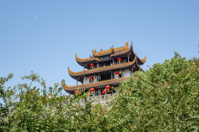湖南长沙地标－古楼天心阁风光