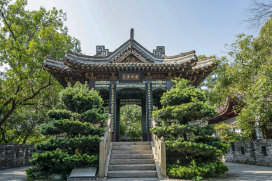 湖南长沙地标－古楼天心阁风光