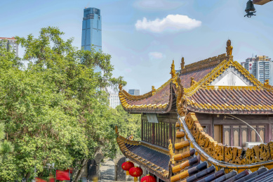湖南长沙地标－古楼天心阁风光